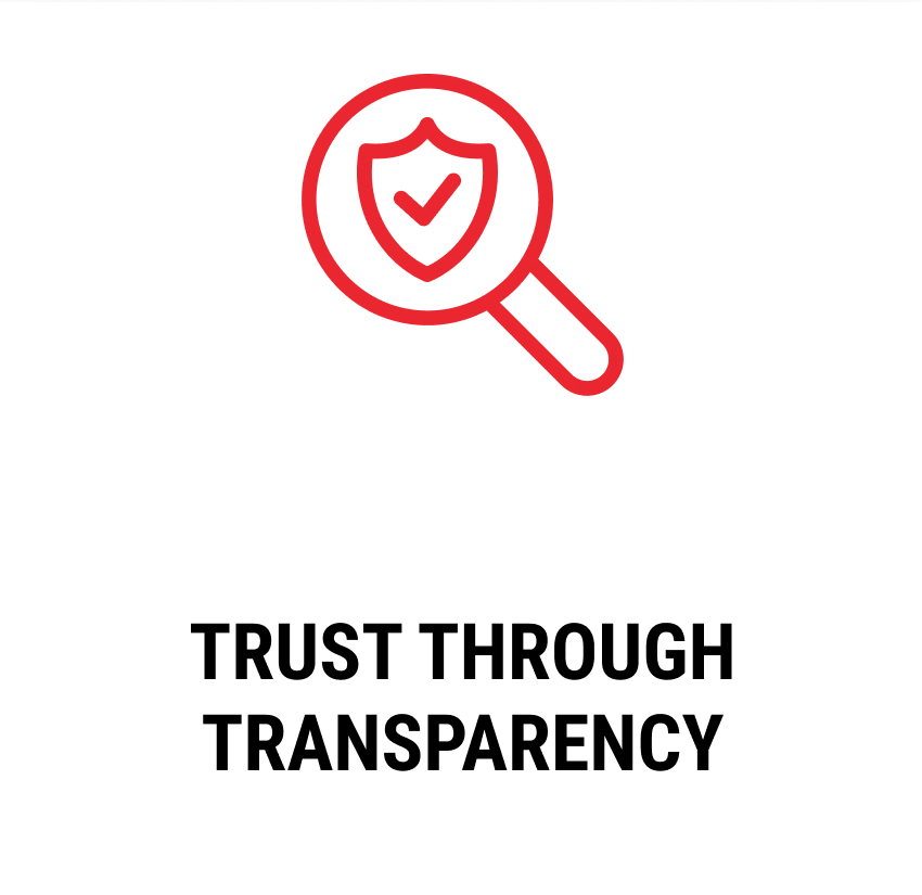 Trust Icon with text